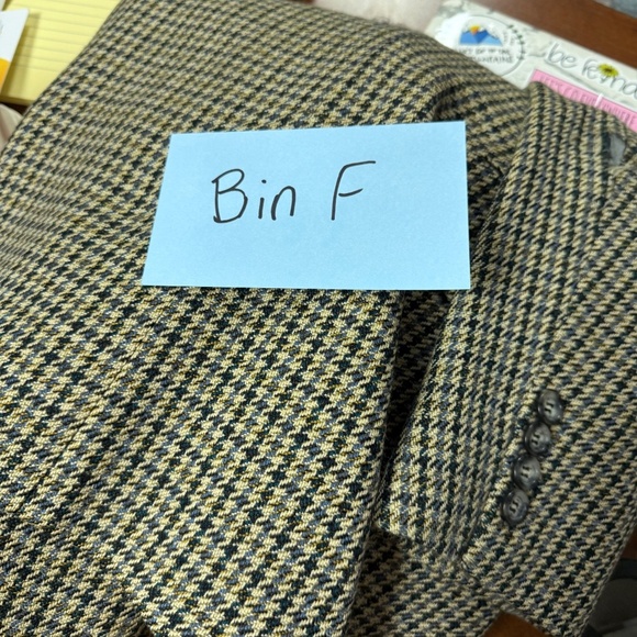 Linea Ardizzone Men’s Blazer Houndstooth Wool Cashmere Blend Made in Germany - Picture 9 of 13